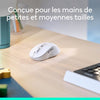 Mouse wireless Logitech Signature M650 - Silenzioso, Bluetooth, pulsanti programmabili - Bianco