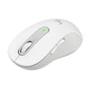 Logitech Signature M650 L Mouse Wireless - Grande Silenzioso, Bluetooth, Pulsanti Programmabili - Bianco