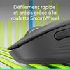 Mouse wireless Logitech Signature M650 L - Dimensioni grandi e silenziose, Bluetooth, pulsanti programmabili - Grafite