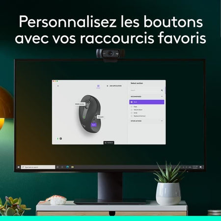 Logitech Signature M650 L Mouse Wireless - Sinistro - Per Mani Grandi, Silenzioso, Bluetooth, Pulsanti Programmabili - Grafite