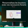 Mouse wireless Logitech Signature M650 L - Silenzioso di grandi dimensioni, Bluetooth, pulsanti programmabili - rosa