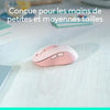 Mouse wireless Logitech Signature M650 - Silenzioso, Bluetooth, pulsanti programmabili - rosa