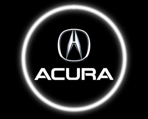 KIT LUCI LED SOTTOPORTA ACURA LOGO PROIETTORE CORTESIA LUCI TUNING AUTO UNIVERSALI