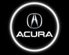 Logo Led Proiettore Sottoporta ACURA 12V 5W Adesivo Cortesia Luci Universale Auto