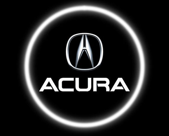 Logo Led Proiettore Sottoporta ACURA 12V 5W Adesivo Cortesia Luci Universale Auto