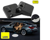 KIT LUCI LED LOGO PROIETTORE PORTIERA BMW BATTERIA SENSORE MAGNETE UNIVER
