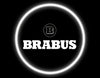 KIT LUCI LED LOGO BRABUS PROIETTORE A BATTERIA CON SENSORE MAGNETE UNIVERSALE AUTO
