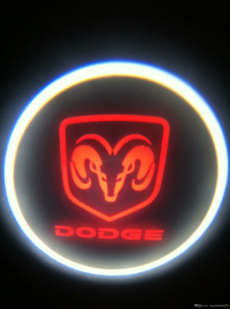 Luci Led Cortesia DODGE Logo Proiettore Led 5W 12V Sottoporta