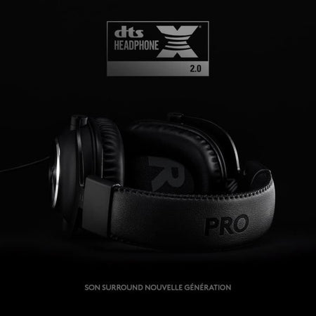 Cuffie da gioco LOGITECH PRO X nere