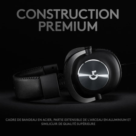 Cuffie da gioco LOGITECH PRO X nere