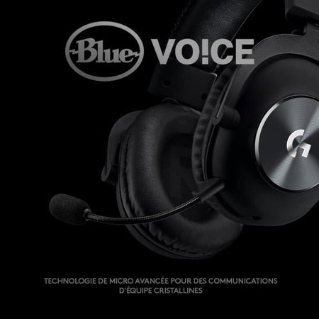 Cuffie da gioco LOGITECH PRO X nere