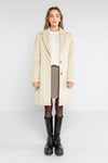 LOKITA | Cappotto basic tessuto diagonale