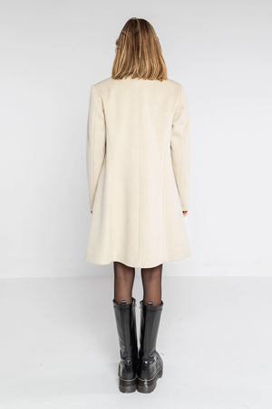 LOKITA | Cappotto basic tessuto diagonale