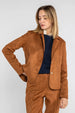 LOKITA | Giacca slim effetto camoscio