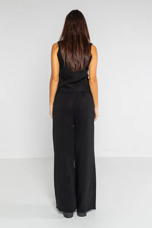 LOKITA | Gilet in maglia bottoni oro