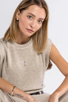 LOKITA | Gilet in maglia con applicazioni