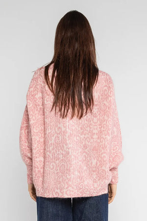 LOKITA | Maglia stampata misto mohair