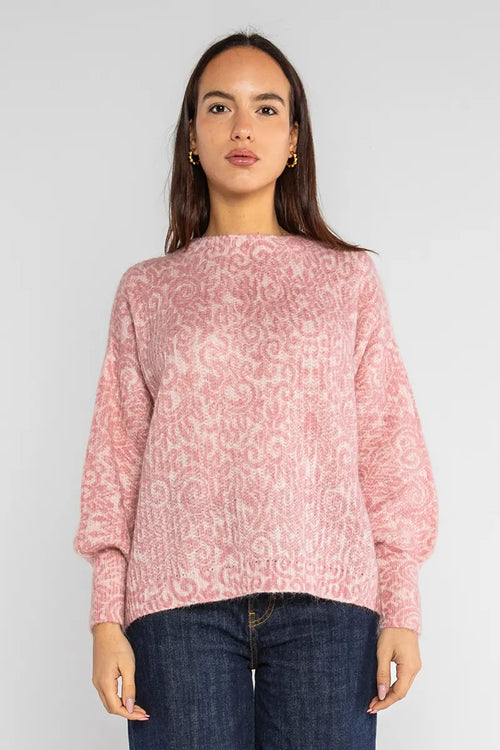 LOKITA | Maglia stampata misto mohair