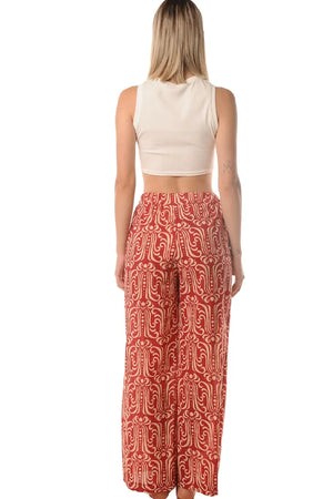 LOKITA | Pantalone cotone leggero fantasia