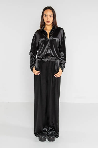 LOKITA | Pantalone palazzo in ciniglia