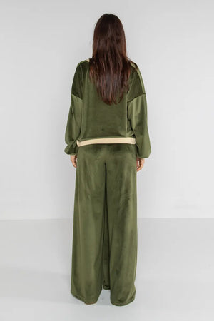 LOKITA | Pantalone palazzo in ciniglia