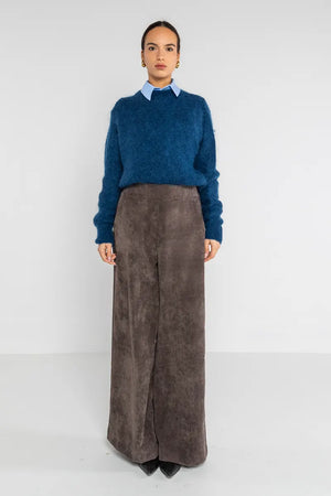 LOKITA | Pantalone palazzo velluto a costine