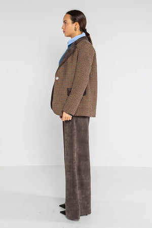 LOKITA | Pantalone palazzo velluto a costine