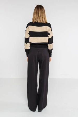 LOKITA | Pullover girocollo a righe