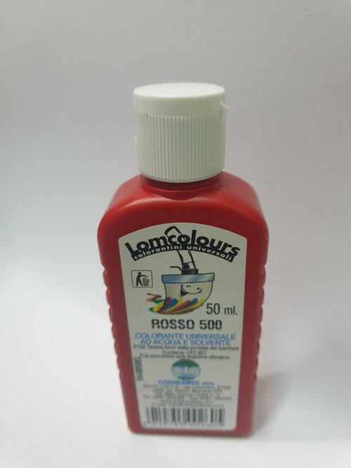 Lomcolours Rosso Ml.50 Cod.500