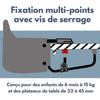 Sedile da tavolo BAMBISOL - Schienale comfort - Rivestimento sfoderabile e lavabile in lavatrice - Fissaggio multipunto