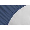 LOVELY HOME Lenzuolo con angoli - 160 x 200 + 25 cm - 100% cotone - Blu