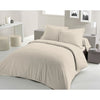 COMPLETO PIUMINO LOVELY HOME - 220x240 cm - 100% COTONE - BEIGE CREMA