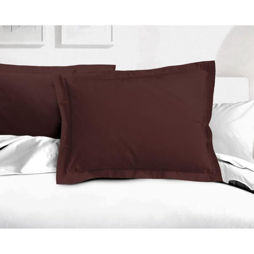 Set di 2 federe - LOVELY HOME - LH71587 - 60 x 80 cm - Marrone