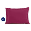Set di 2 federe - LOVELY HOME - LH71603 - 50 x 70 cm - Fucsia