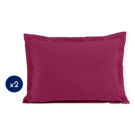 Set di 2 federe - LOVELY HOME - LH71603 - 50 x 70 cm - Fucsia