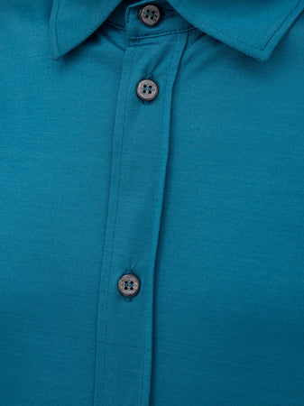 CANALI Camicia Canali azzurro manica corta da uomo