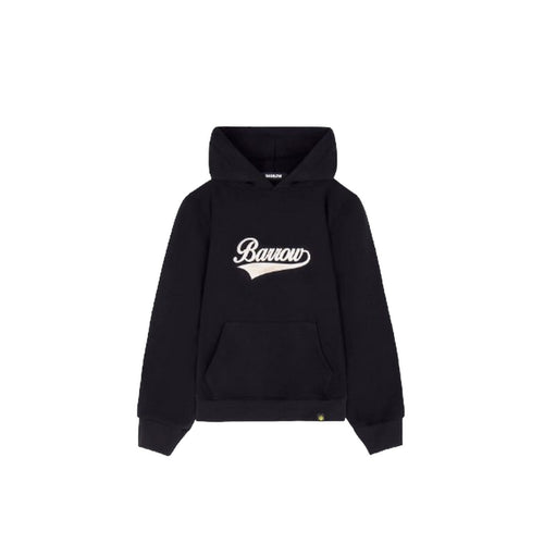 BARROW felpe con cappuccio unisex barrow - hoodie - nero da uomo