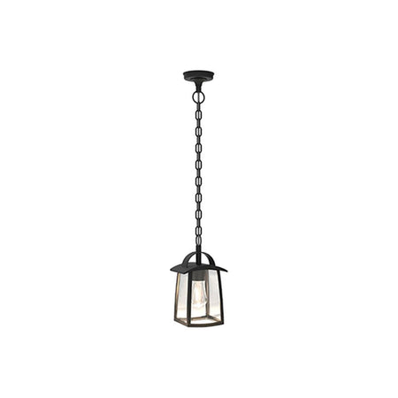 KELSEY PENDANT 1L E27 BL CLEAR GLASS