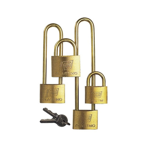 Lucchetto Ottone Arco Corto Mm.40