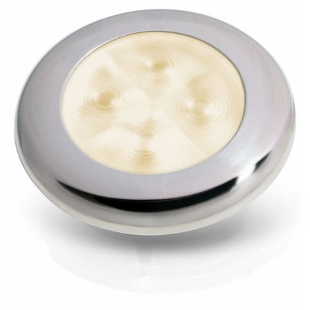 Luce Cortesia Bianco Caldo-Inox 24V