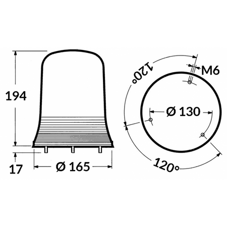 Luce Flash Blu 24V