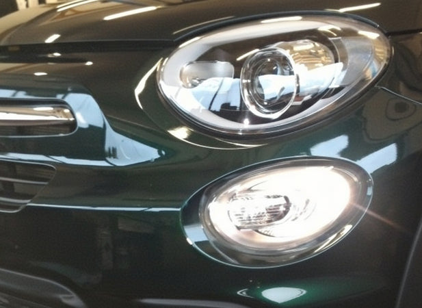 Coppia Luci Diurne Posizione Effetto LED P21W BA15S per Fiat 500X Fino al 2016