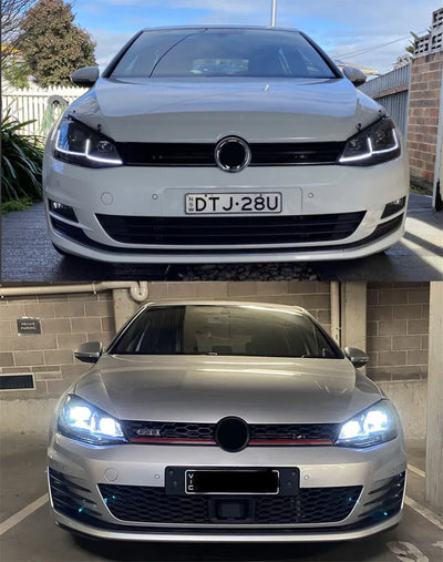 LUCI LED POSIZIONE CANBUS PER GOLF 5 VOLKSWAGEN NO ERROR 10 LED CON LENTE 6000K BIANCO