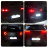 LUCI TARGA 9 LED 5050 T10 W5W CANBUS NO ERROR ALFA 159 BRERA PLUG & PLAY BIANCO 6000K