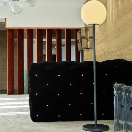 Lampada da terra luminosa - LUMISKY - LUNY TALL - H150 cm - Base in metallo dal design scandinavo - LED bianco caldo e bianco dimmerabile