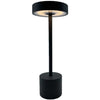 Lampada da tavolo senza fili - LUMISKY - ROBY - H30 cm - Aluminium Touch - Grigio scuro - LED