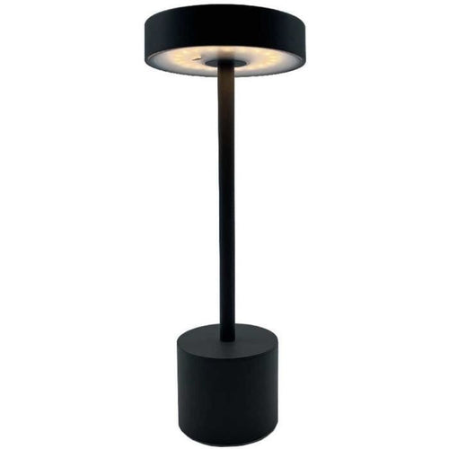 Lampada da tavolo senza fili - LUMISKY - ROBY - H30 cm - Aluminium Touch - Grigio scuro - LED