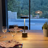 Lampada da tavolo senza fili - LUMISKY - ROBY - H30 cm - Aluminium Touch - Grigio scuro - LED