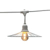 Guirnalda luminosa exterior - LUMISKY - CHIC WHITE LIGHT - 6 m - 10 bombillas de filamento - E27 - LED blanco cálido