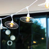 Guirnalda luminosa exterior - LUMISKY - CHIC WHITE LIGHT - 6 m - 10 bombillas de filamento - E27 - LED blanco cálido